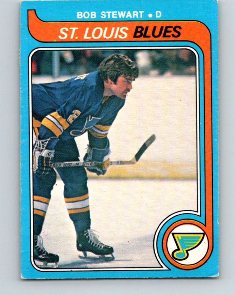 1979-80 O-Pee-Chee #297 Bob Stewart St. Louis Blues V19593