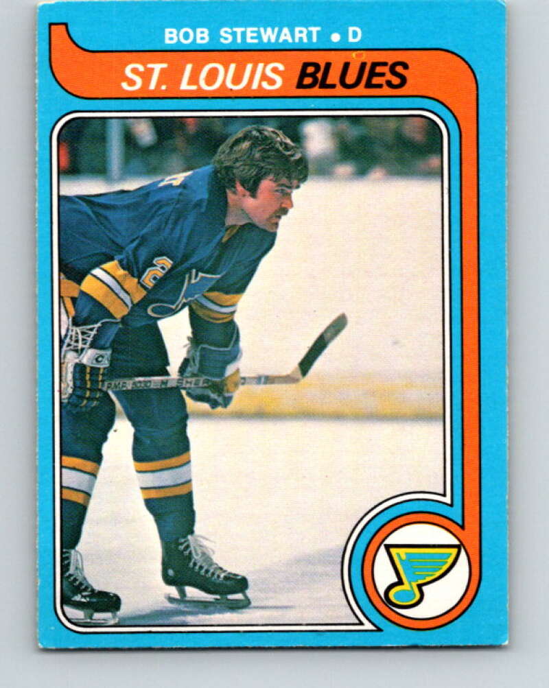 1979-80 O-Pee-Chee #297 Bob Stewart St. Louis Blues V19596