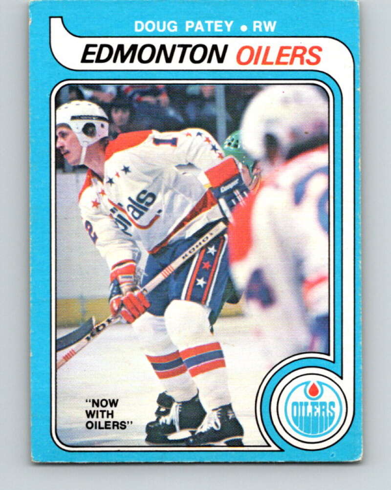 1979-80 O-Pee-Chee #298 Doug Patey RC Rookie Edmonton Oilers V19601