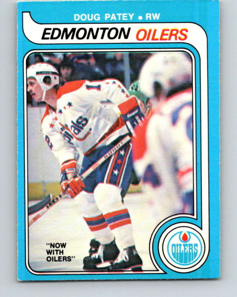1979-80 O-Pee-Chee #298 Doug Patey RC Rookie Edmonton Oilers V19602
