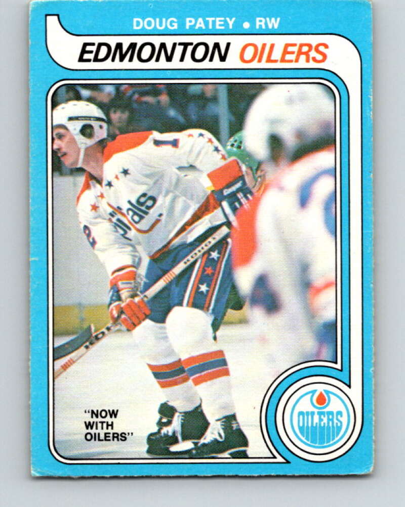1979-80 O-Pee-Chee #298 Doug Patey RC Rookie Edmonton Oilers V19605