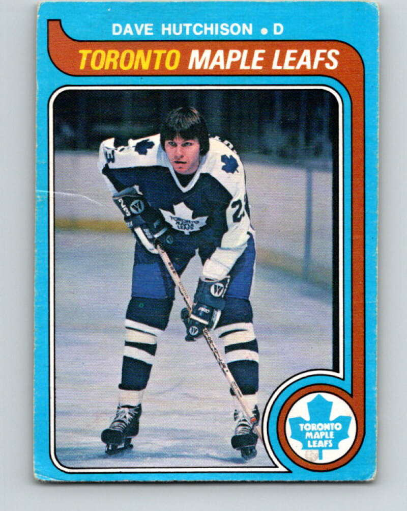 1979-80 O-Pee-Chee #302 Dave Hutchison Toronto Maple Leafs V19647