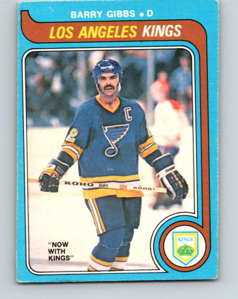 1979-80 O-Pee-Chee #304 Barry Gibbs Los Angeles Kings V19663