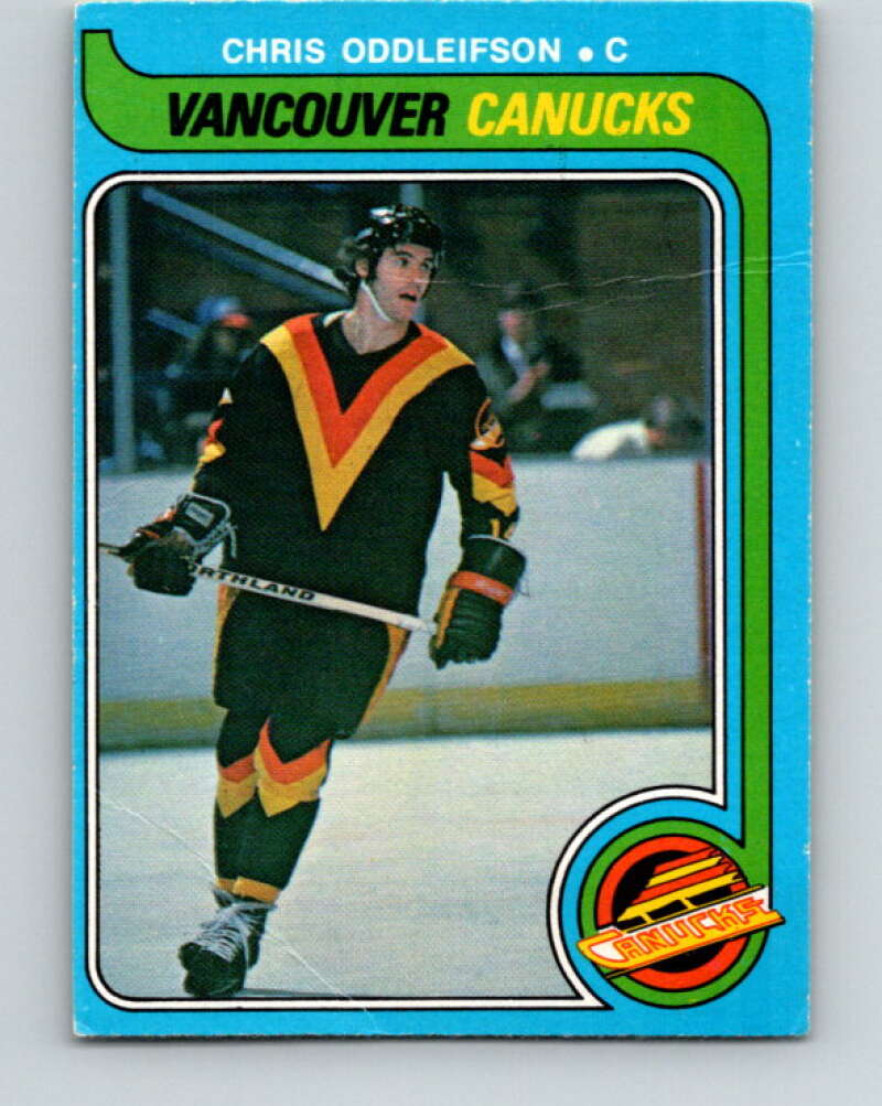 1979-80 O-Pee-Chee #305 Chris Oddleifson Vancouver Canucks V19681