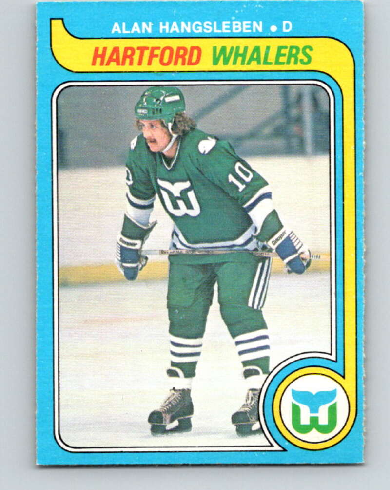 1979-80 O-Pee-Chee #307 Alan Hangsleben RC Rookie Hartford Whalers V19698