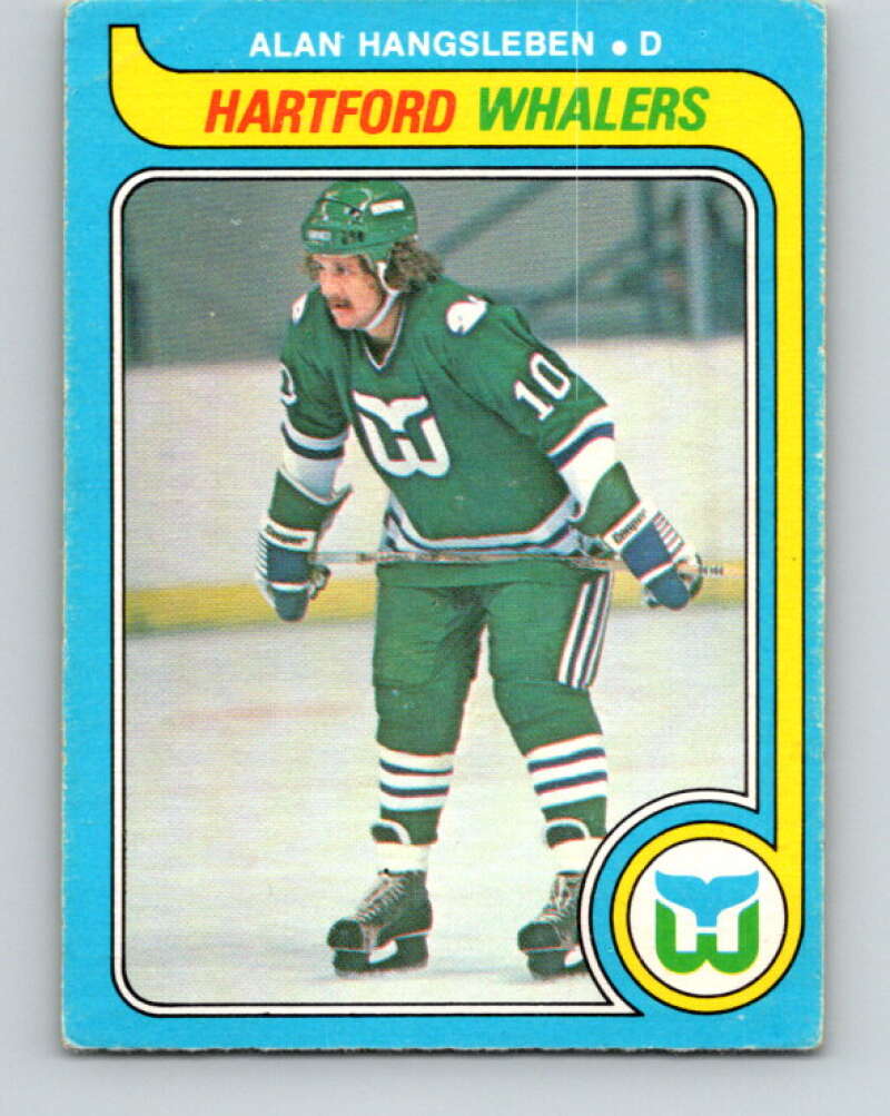 1979-80 O-Pee-Chee #307 Alan Hangsleben RC Rookie Hartford Whalers V19702