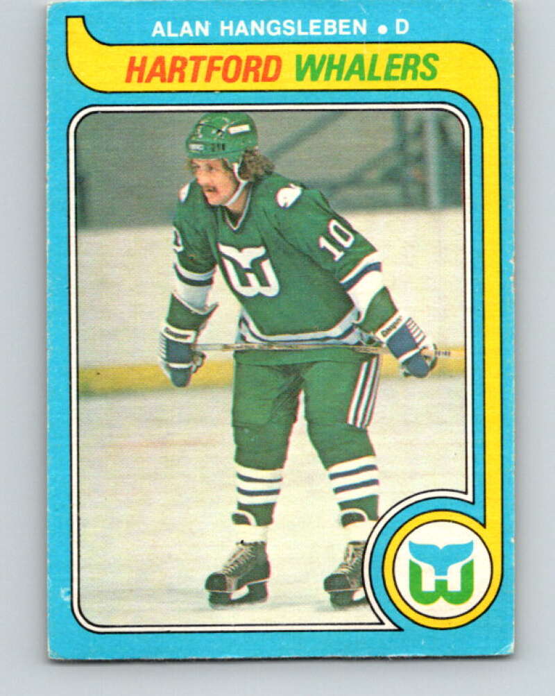 1979-80 O-Pee-Chee #307 Alan Hangsleben RC Rookie Hartford Whalers V19703