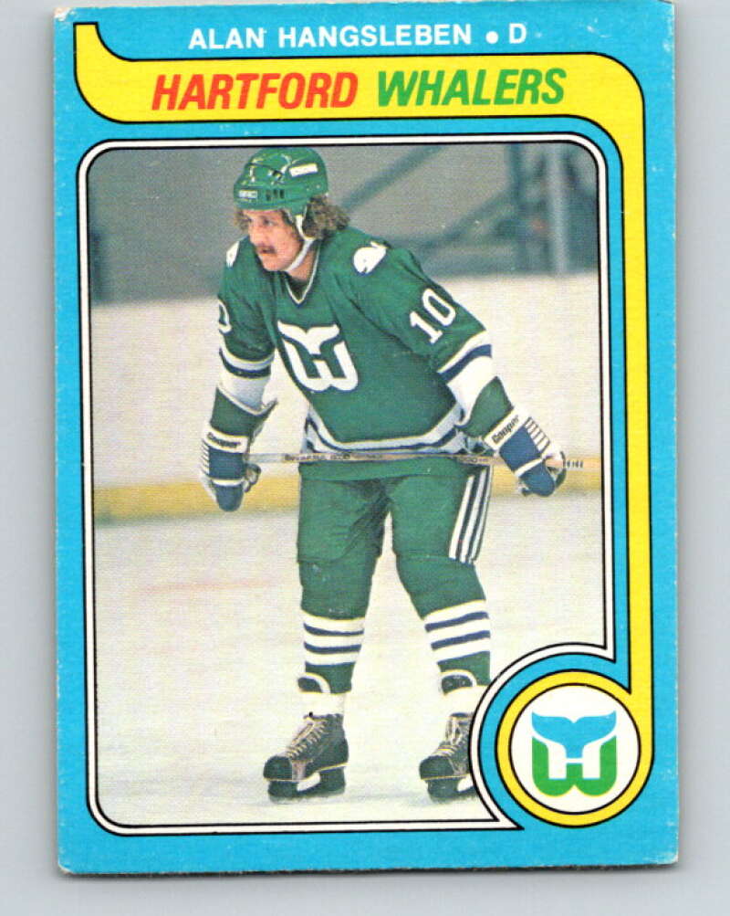 1979-80 O-Pee-Chee #307 Alan Hangsleben RC Rookie Hartford Whalers V19704