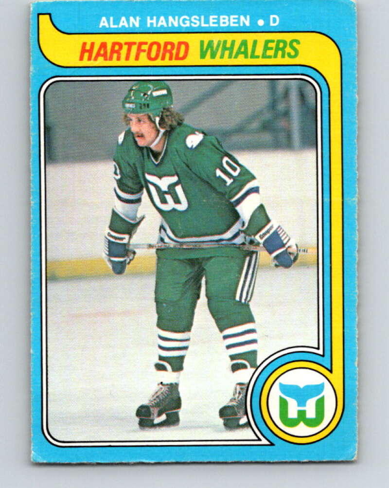 1979-80 O-Pee-Chee #307 Alan Hangsleben RC Rookie Hartford Whalers V19706
