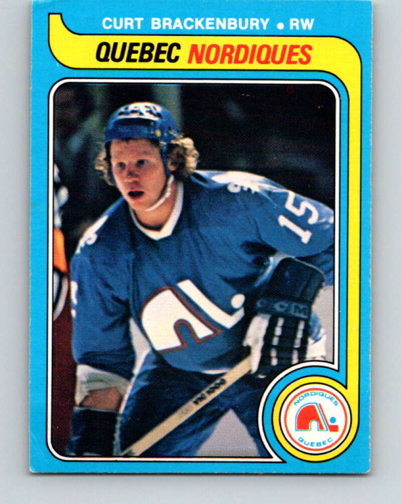 1979-80 O-Pee-Chee #308 Curt Brackenbury RC Rookie Quebec Nordiques V19712