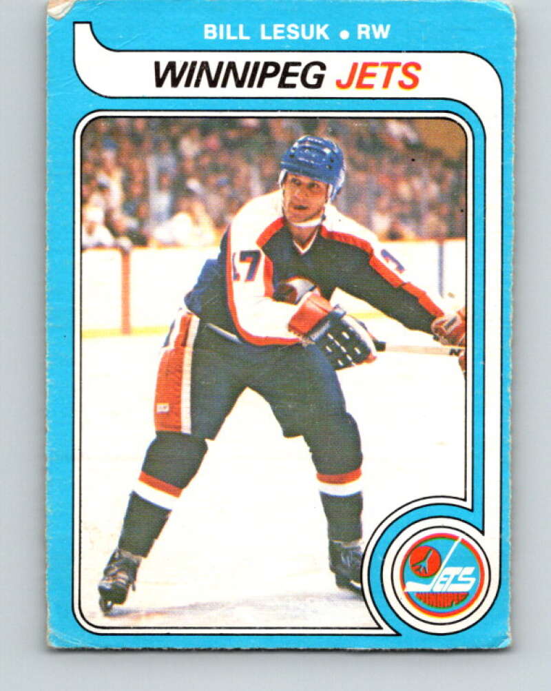 1979-80 O-Pee-Chee #312 Bill Lesuk Winnipeg Jets V19746