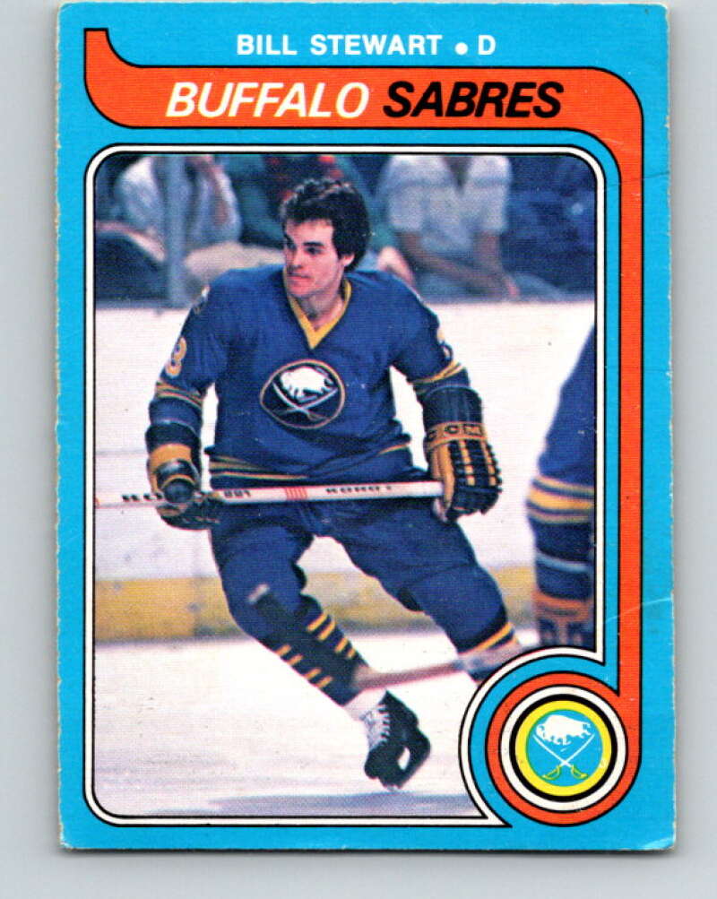 1979-80 O-Pee-Chee #313 Bill Stewart RC Rookie Buffalo Sabres V19752