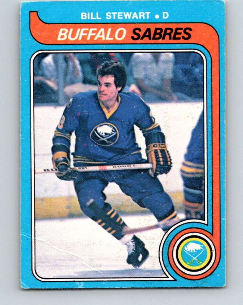 1979-80 O-Pee-Chee #313 Bill Stewart RC Rookie Buffalo Sabres V19753