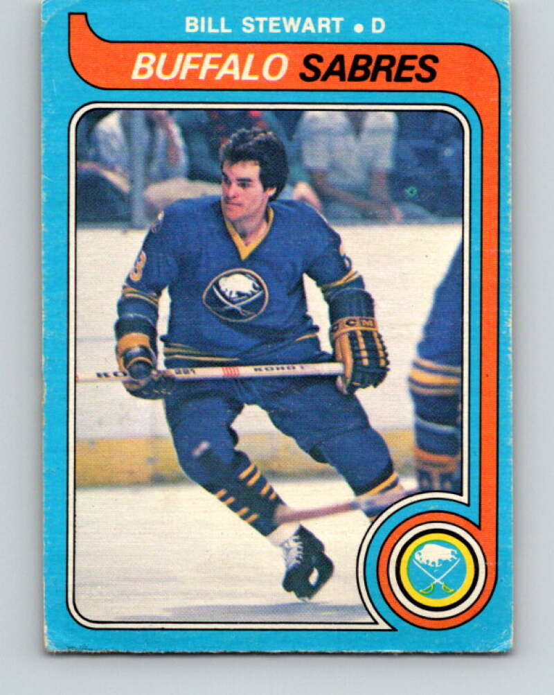 1979-80 O-Pee-Chee #313 Bill Stewart RC Rookie Buffalo Sabres V19756