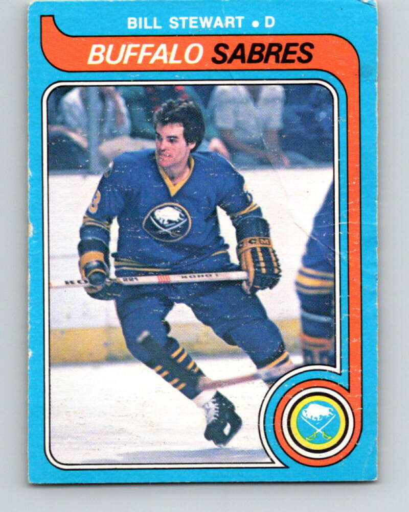 1979-80 O-Pee-Chee #313 Bill Stewart RC Rookie Buffalo Sabres V19757