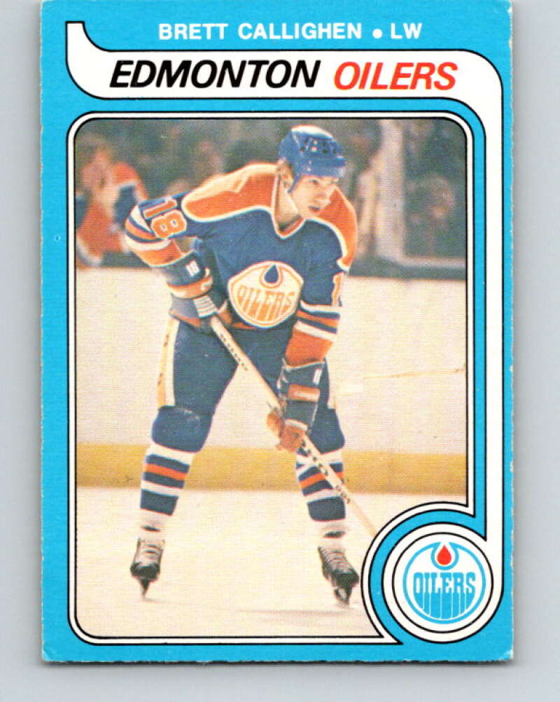 1979-80 O-Pee-Chee #315 Brett Callighen RC Rookie Edmonton Oilers V19779