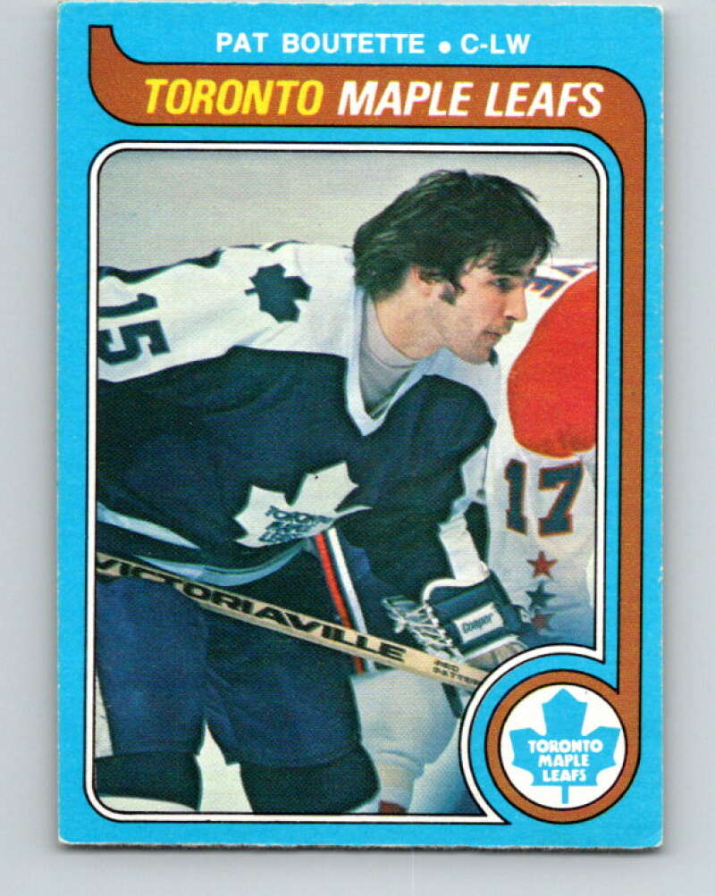 1979-80 O-Pee-Chee #319 Pat Boutette Toronto Maple Leafs V19817