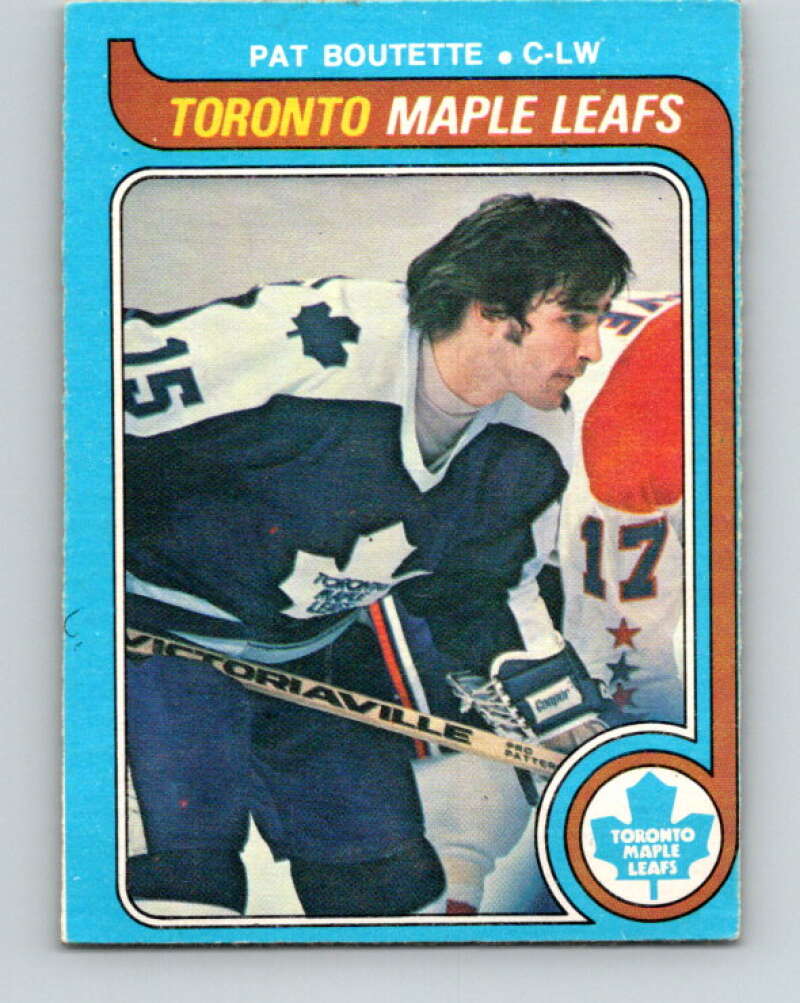 1979-80 O-Pee-Chee #319 Pat Boutette Toronto Maple Leafs V19825