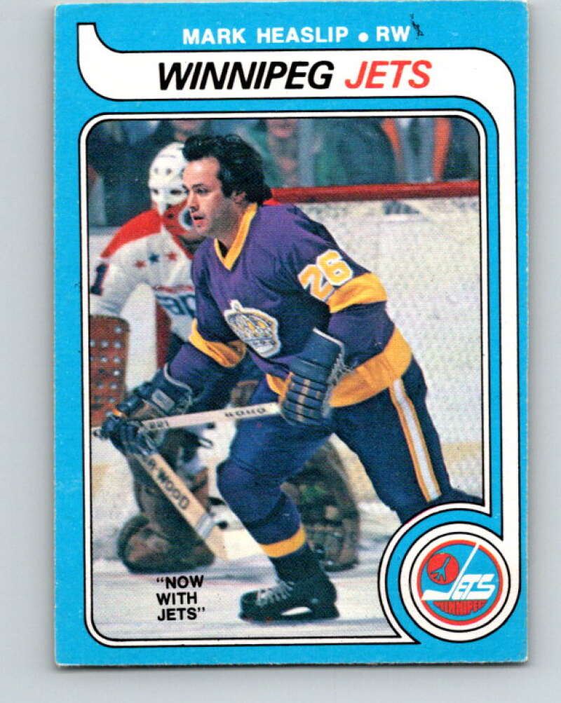 1979-80 O-Pee-Chee #320 Mark Heaslip Winnipeg Jets V19831