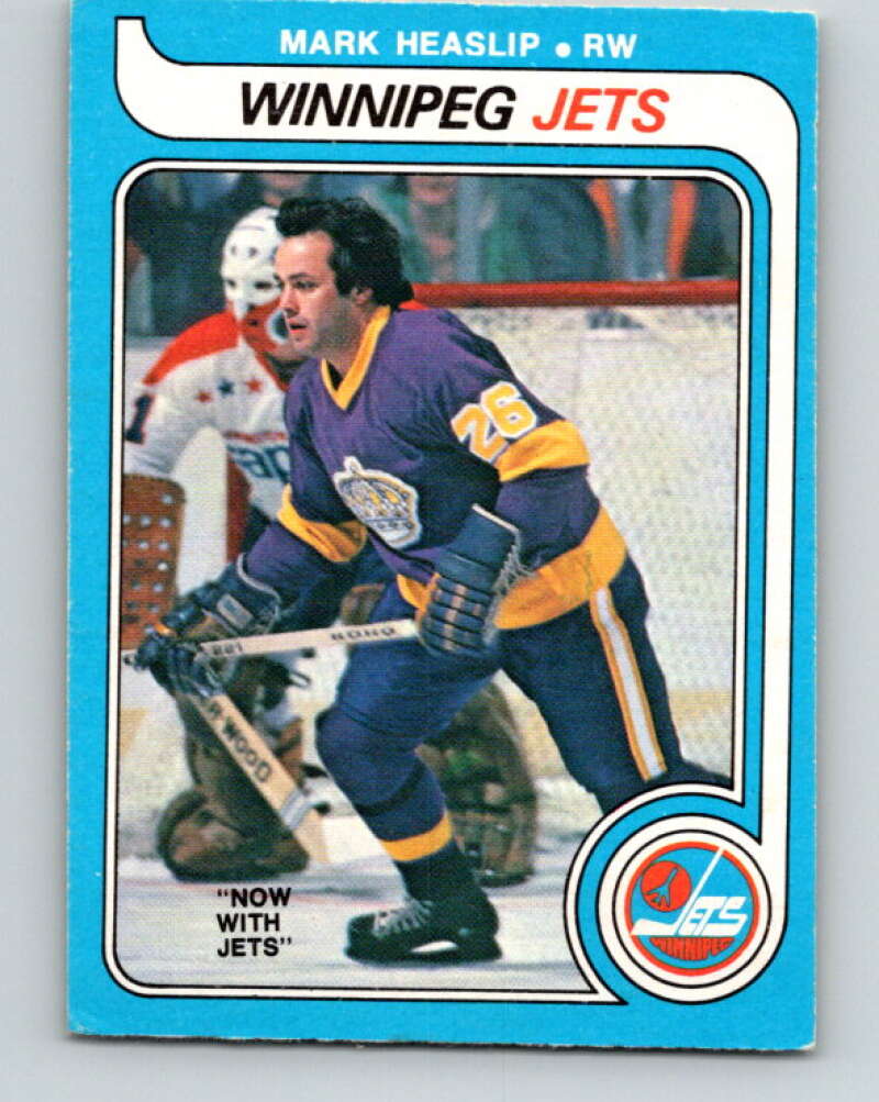 1979-80 O-Pee-Chee #320 Mark Heaslip Winnipeg Jets V19832
