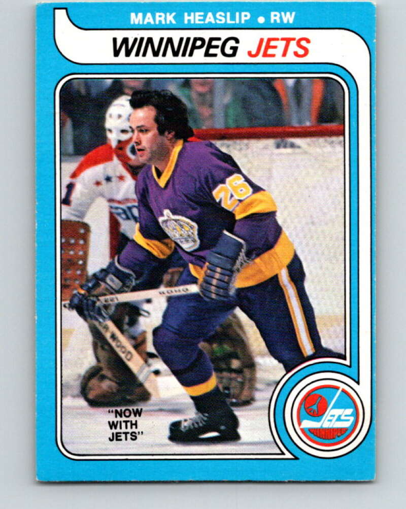 1979-80 O-Pee-Chee #320 Mark Heaslip Winnipeg Jets V19834