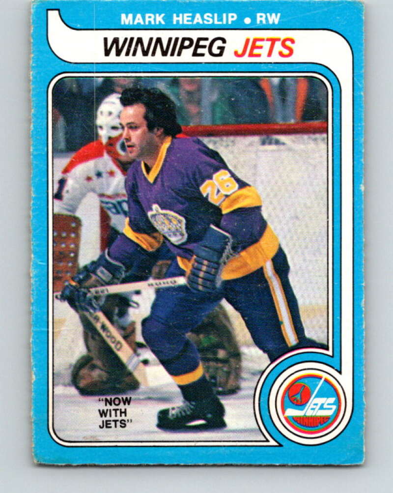 1979-80 O-Pee-Chee #320 Mark Heaslip Winnipeg Jets V19836