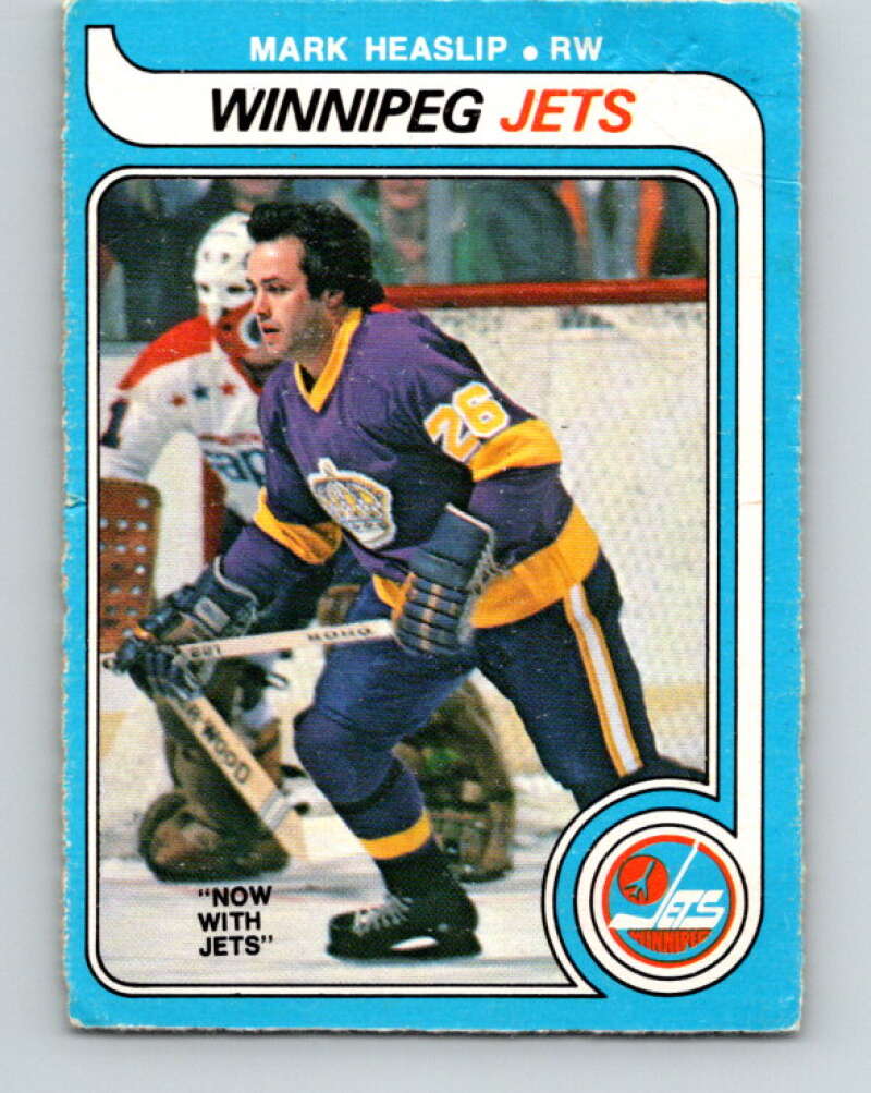 1979-80 O-Pee-Chee #320 Mark Heaslip Winnipeg Jets V19837