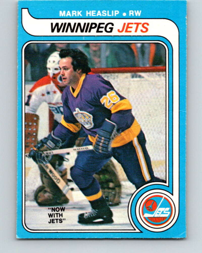 1979-80 O-Pee-Chee #320 Mark Heaslip Winnipeg Jets V19838