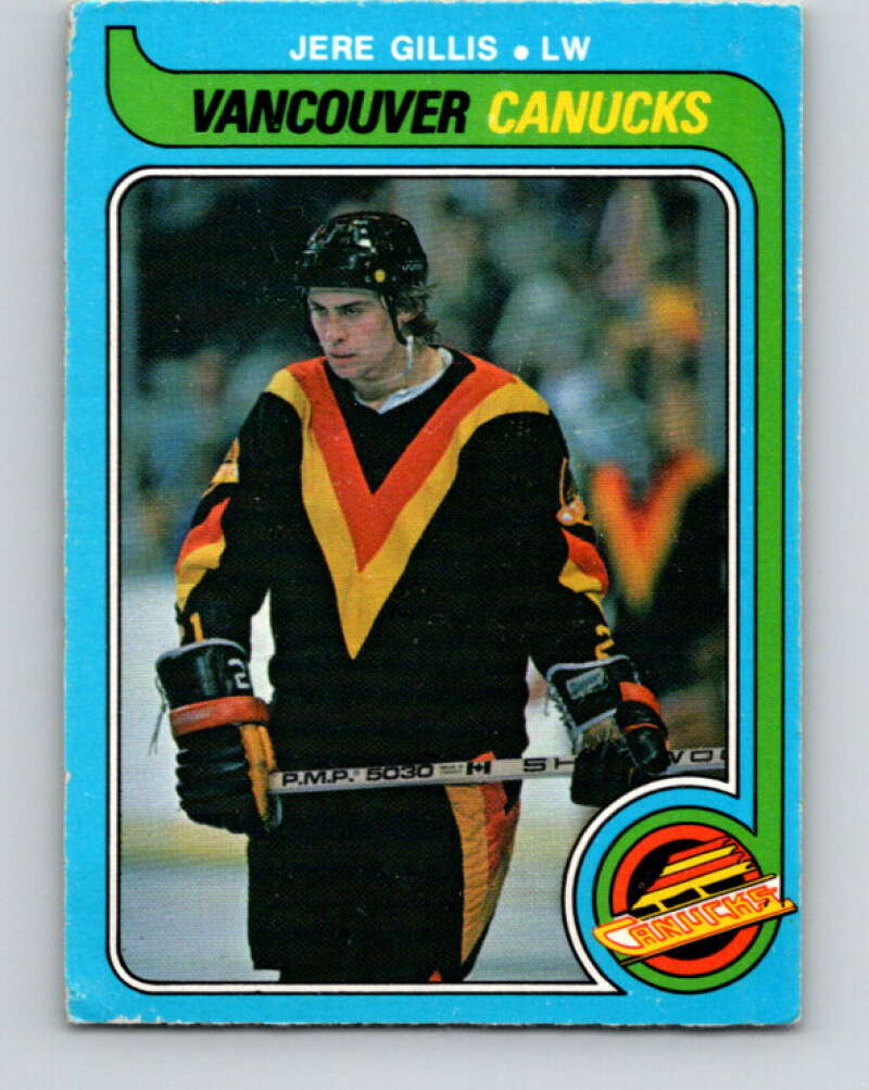 1979-80 O-Pee-Chee #322 Jere Gillis Vancouver Canucks V20016