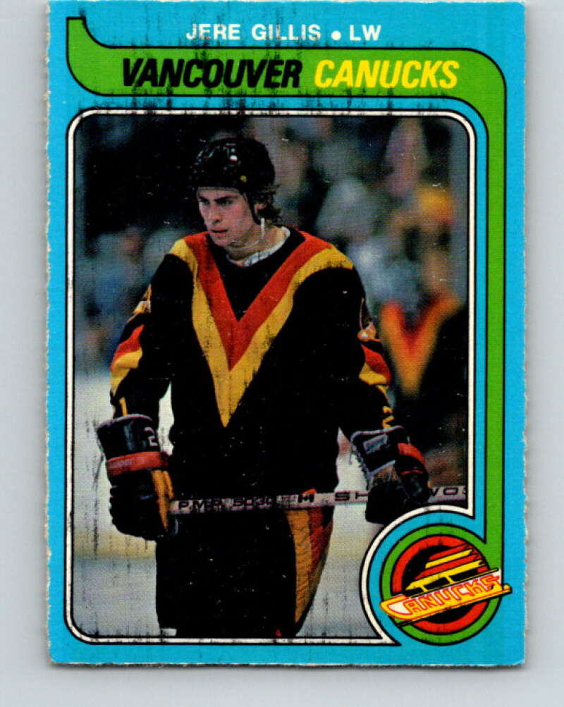 1979-80 O-Pee-Chee #322 Jere Gillis Vancouver Canucks V20017