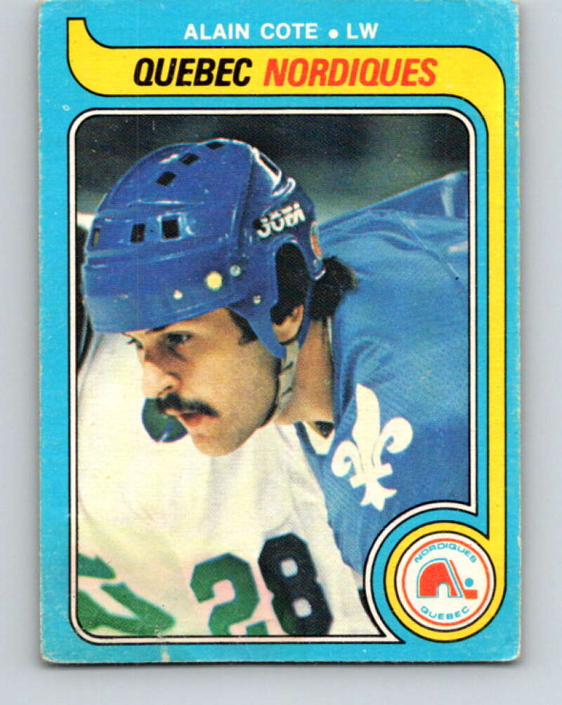 1979-80 O-Pee-Chee #324 Alain Cote RC Rookie Quebec Nordiques V20033