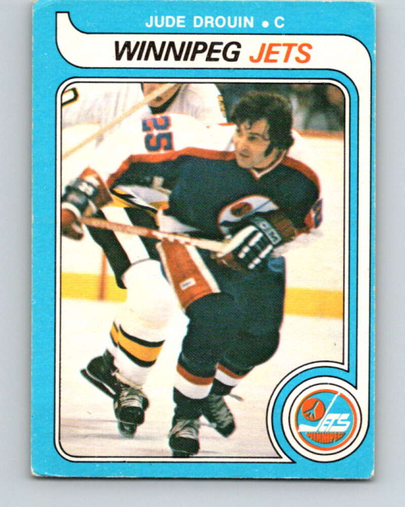 1979-80 O-Pee-Chee #329 Jude Drouin Winnipeg Jets V20095