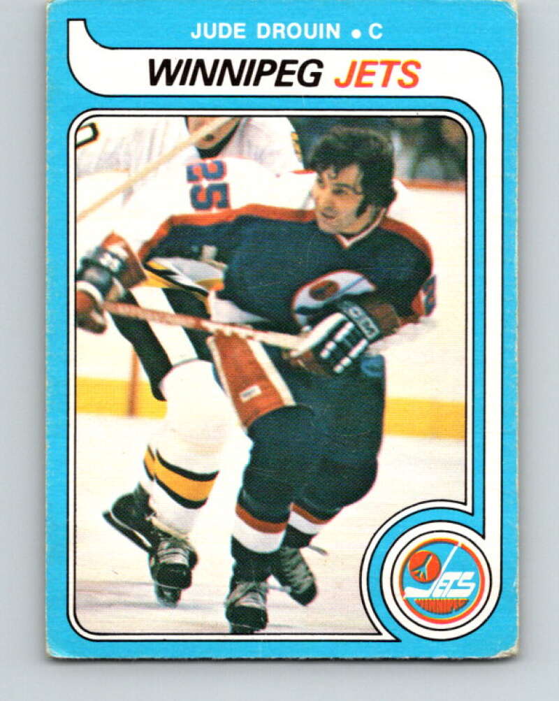 1979-80 O-Pee-Chee #329 Jude Drouin Winnipeg Jets V20096