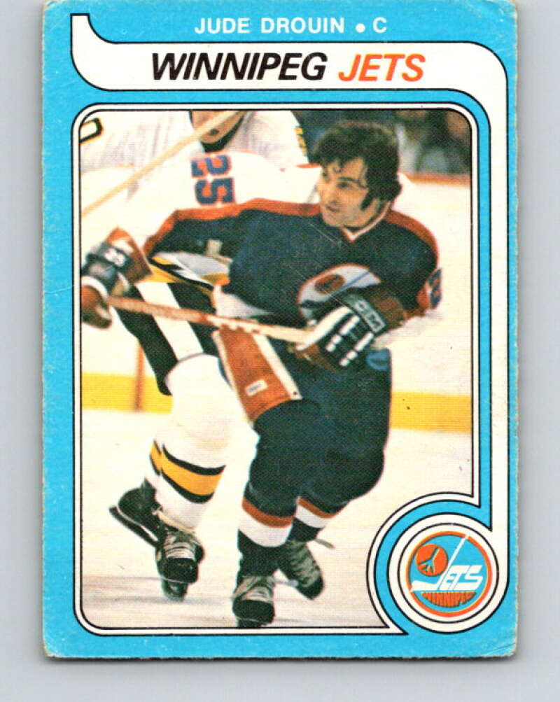 1979-80 O-Pee-Chee #329 Jude Drouin Winnipeg Jets V20097
