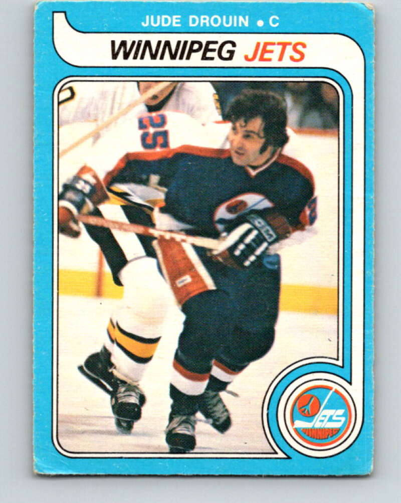 1979-80 O-Pee-Chee #329 Jude Drouin Winnipeg Jets V20098