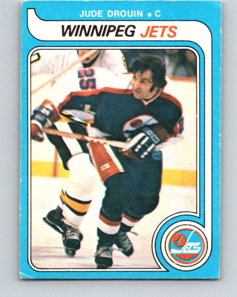 1979-80 O-Pee-Chee #329 Jude Drouin Winnipeg Jets V20100