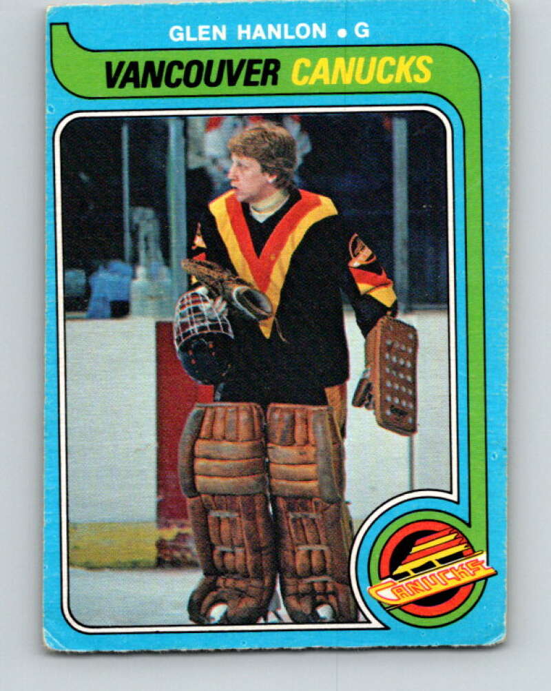 1979-80 O-Pee-Chee #337 Glen Hanlon RC Rookie Vancouver Canucks V20194