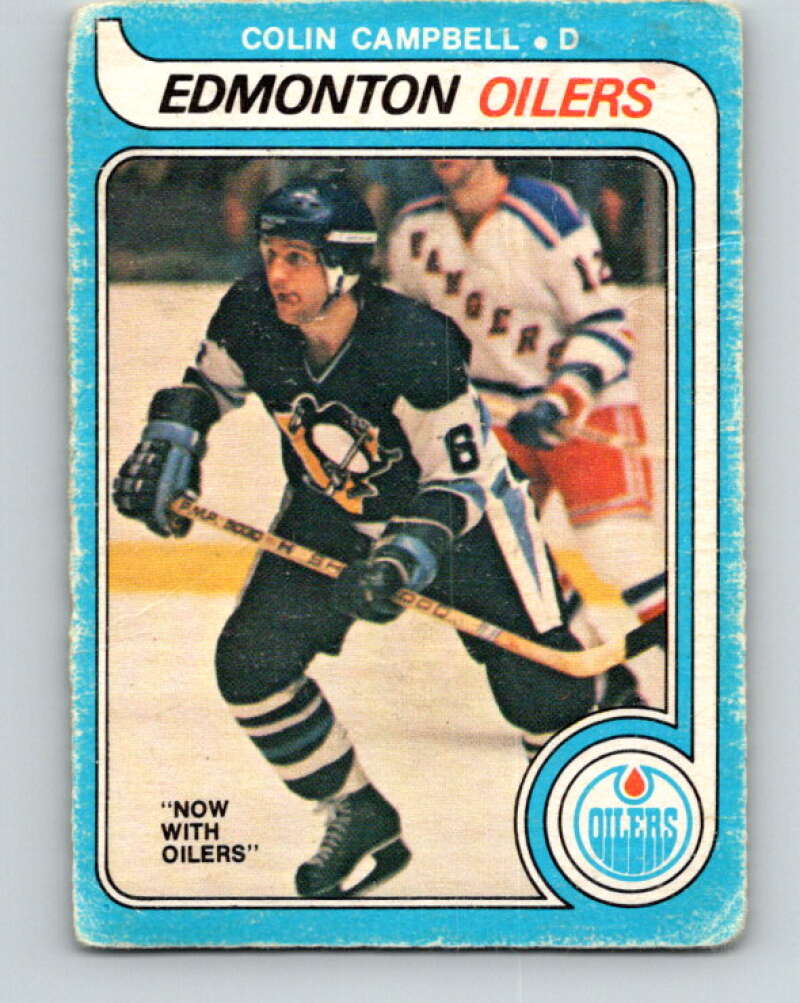 1979-80 O-Pee-Chee #339 Colin Campbell Edmonton Oilers V20206