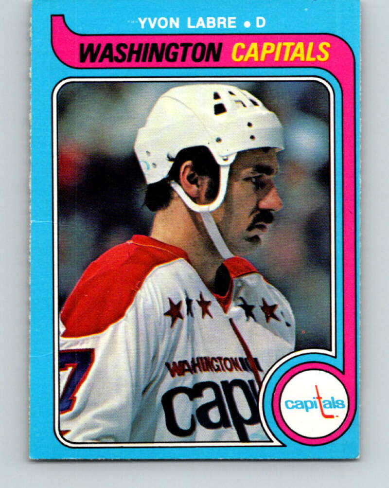 1979-80 O-Pee-Chee #343 Yvon Labre Washington Capitals V20257