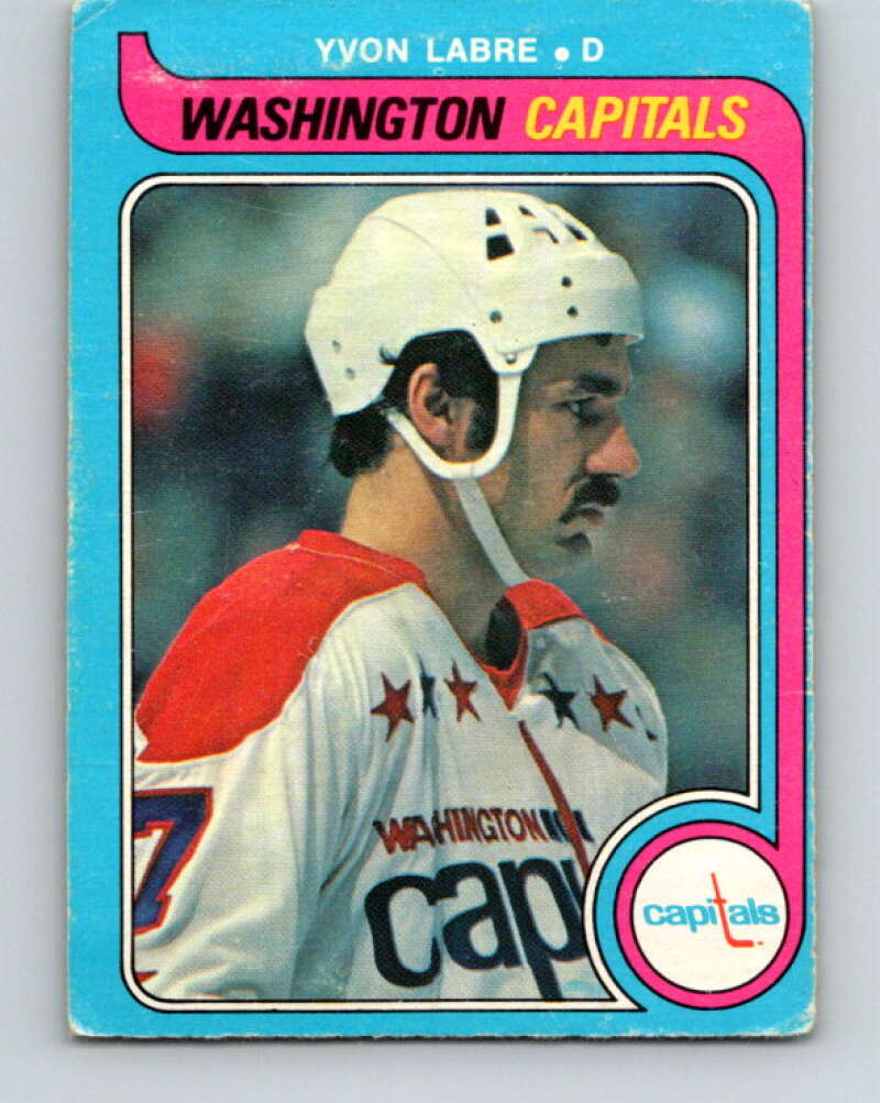 1979-80 O-Pee-Chee #343 Yvon Labre Washington Capitals V20258