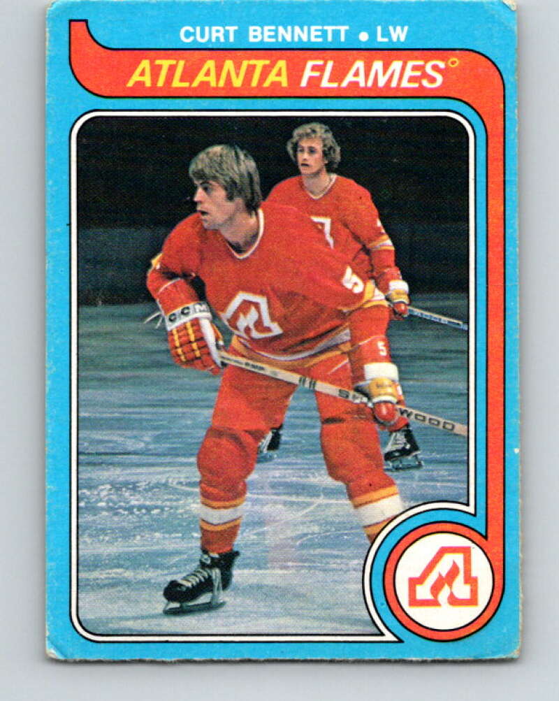 1979-80 O-Pee-Chee #344 Curt Bennett Atlanta Flames V20263