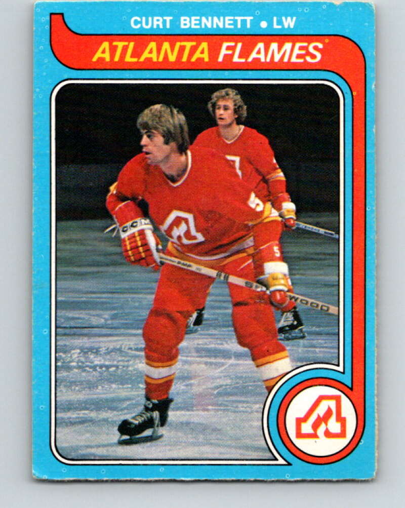 1979-80 O-Pee-Chee #344 Curt Bennett Atlanta Flames V20265