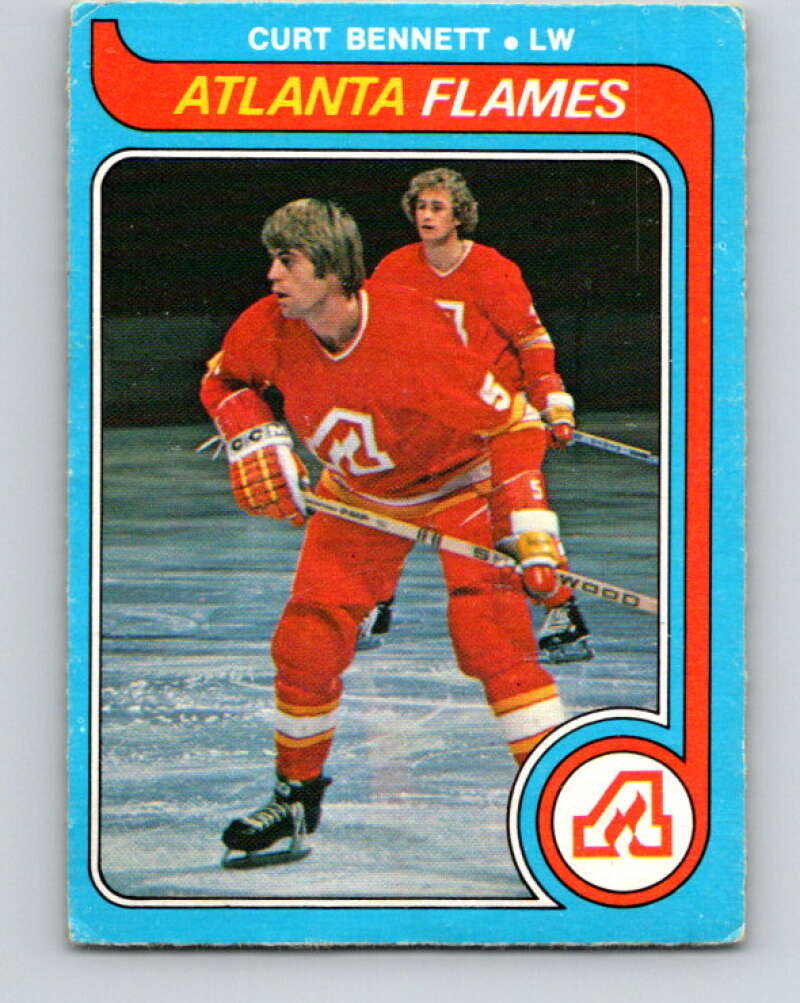 1979-80 O-Pee-Chee #344 Curt Bennett Atlanta Flames V20266