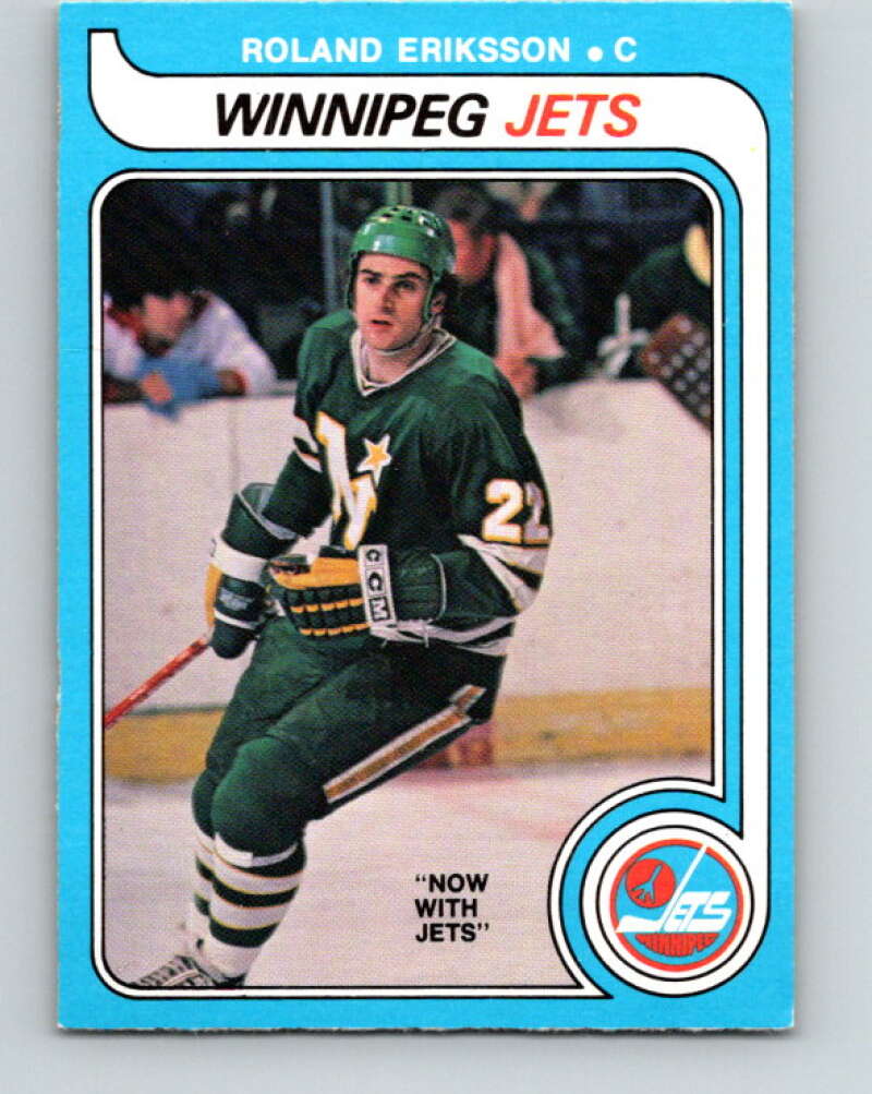 1979-80 O-Pee-Chee #350 Roland Eriksson Winnipeg Jets V20314