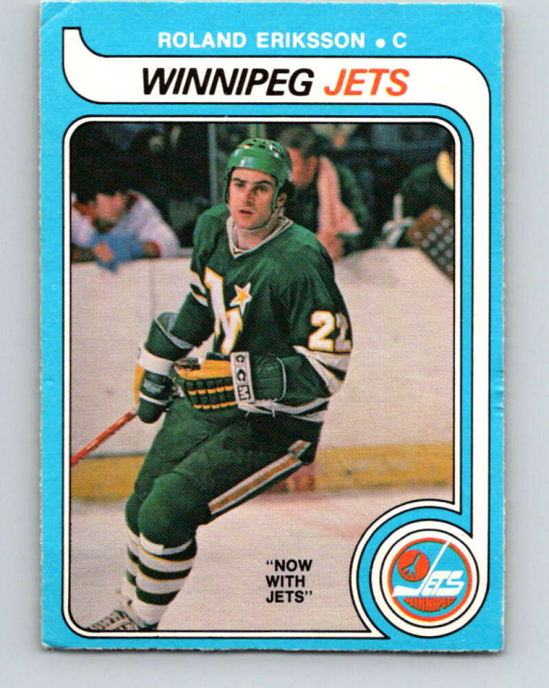 1979-80 O-Pee-Chee #350 Roland Eriksson Winnipeg Jets V20316