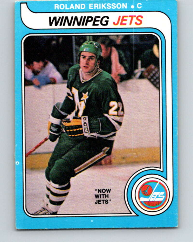 1979-80 O-Pee-Chee #350 Roland Eriksson Winnipeg Jets V20317