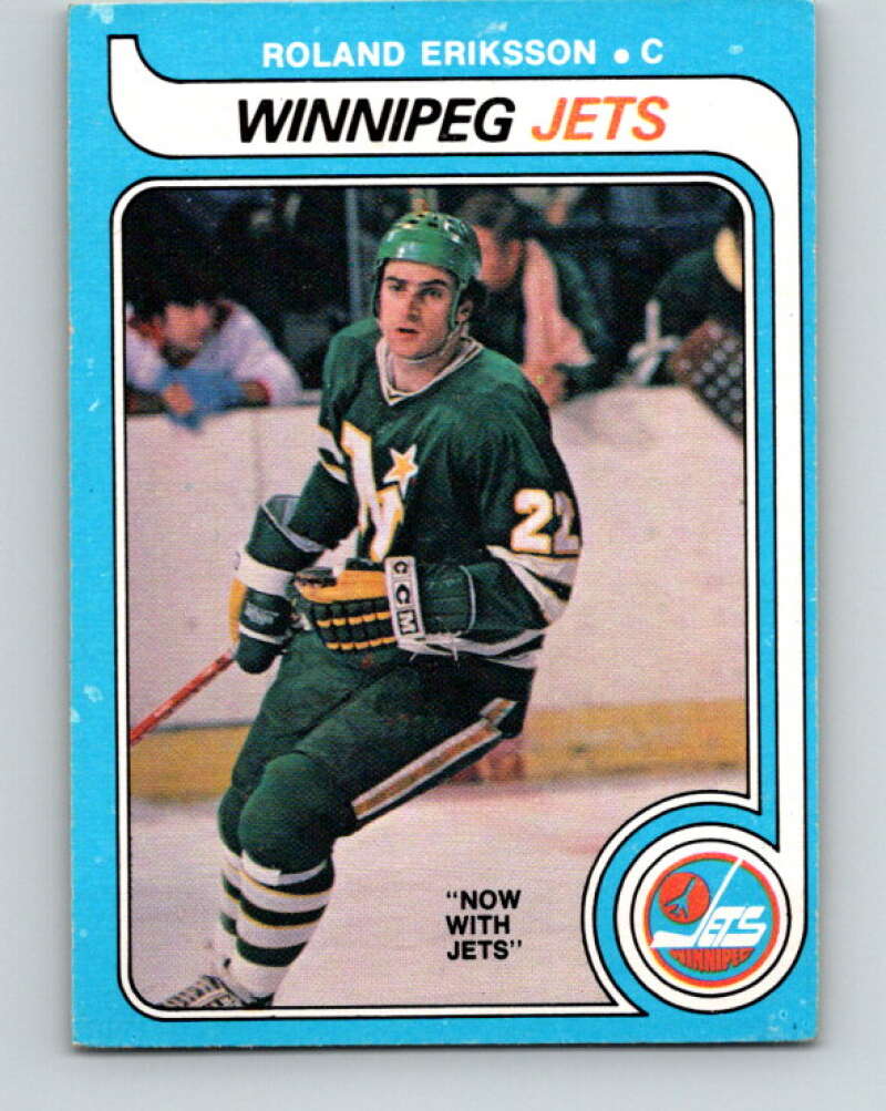 1979-80 O-Pee-Chee #350 Roland Eriksson Winnipeg Jets V20318