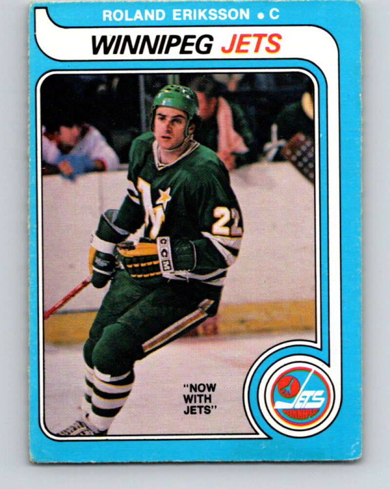 1979-80 O-Pee-Chee #350 Roland Eriksson Winnipeg Jets V20320