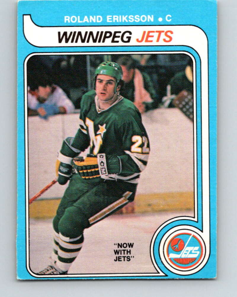 1979-80 O-Pee-Chee #350 Roland Eriksson Winnipeg Jets V20323