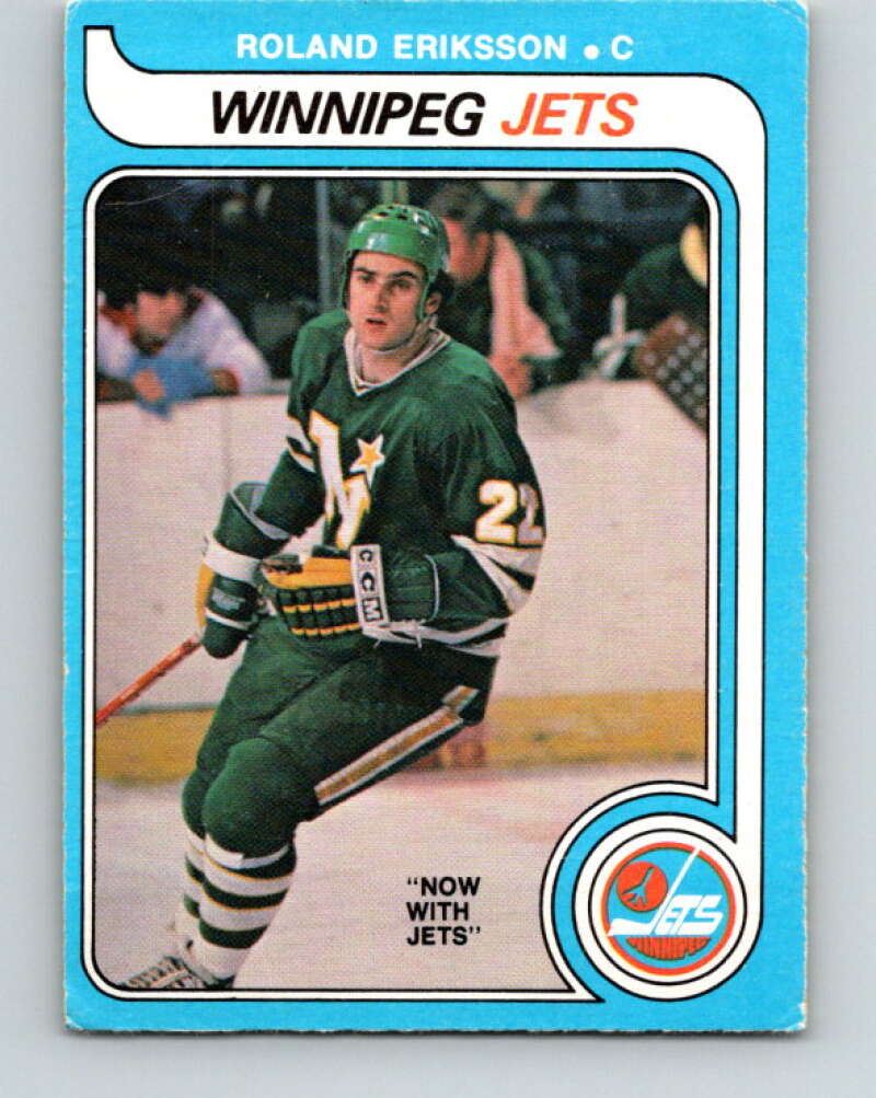 1979-80 O-Pee-Chee #350 Roland Eriksson Winnipeg Jets V20324